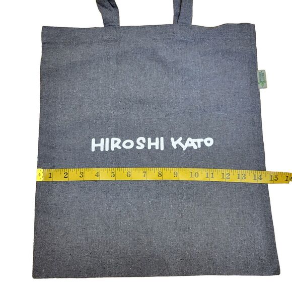 Hiroshi Kato Gray Tote Bag - Picture 4 of 4